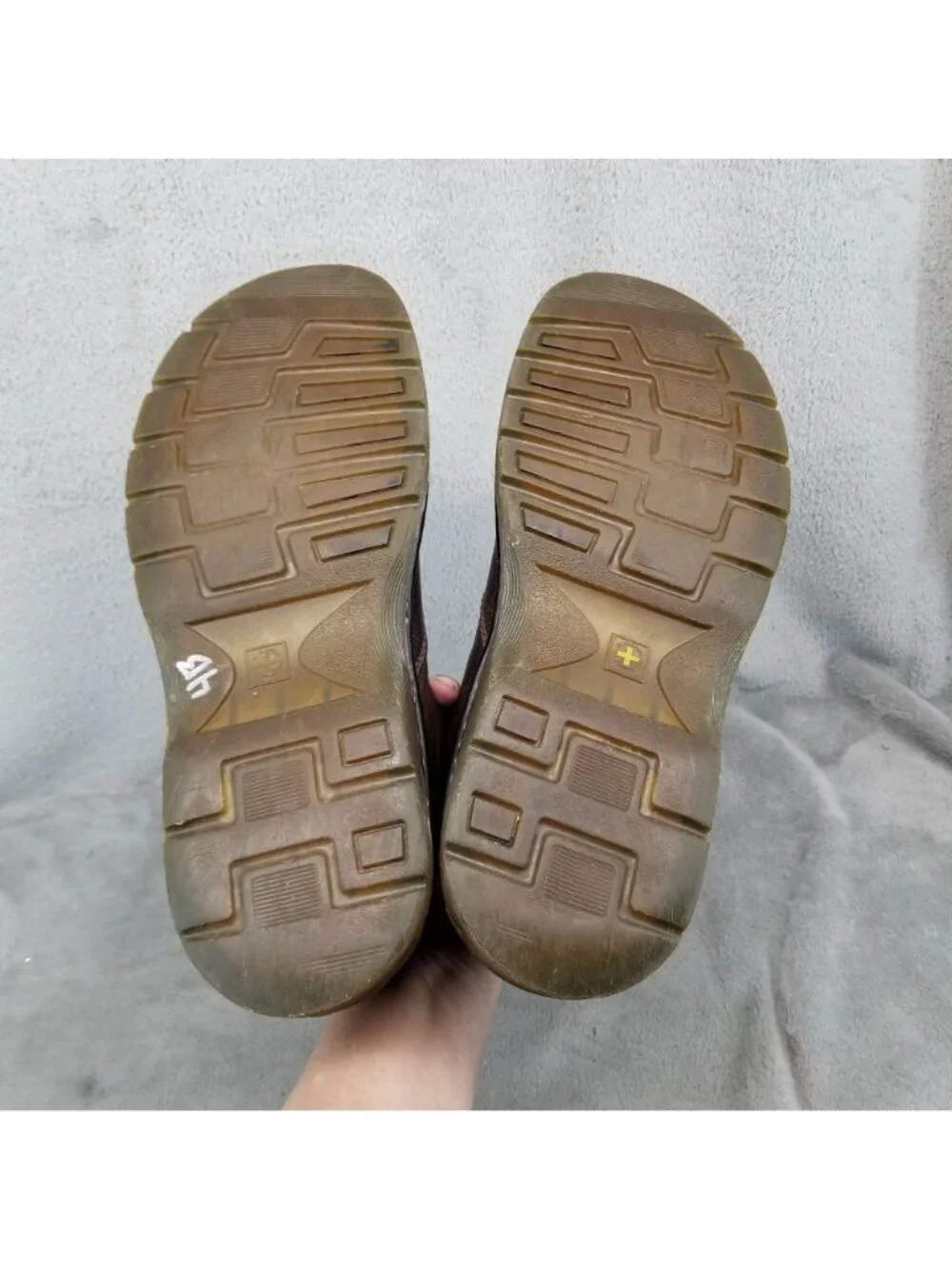 Dr Martens Shoes Mens Size 10 Bryce Brown Leather Slip On Casual *Read*